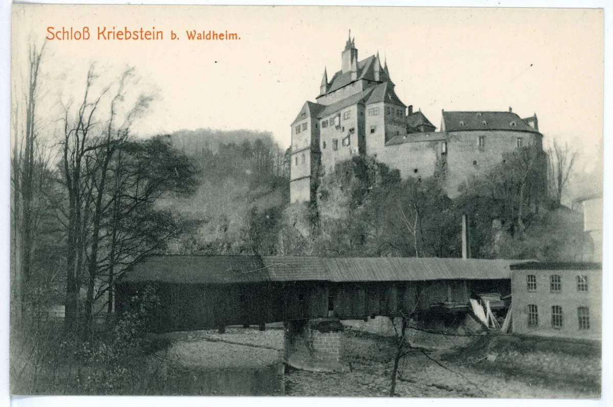 15470 Kriebstein 1913 Schloß Brück & Sohn Kunstverlag