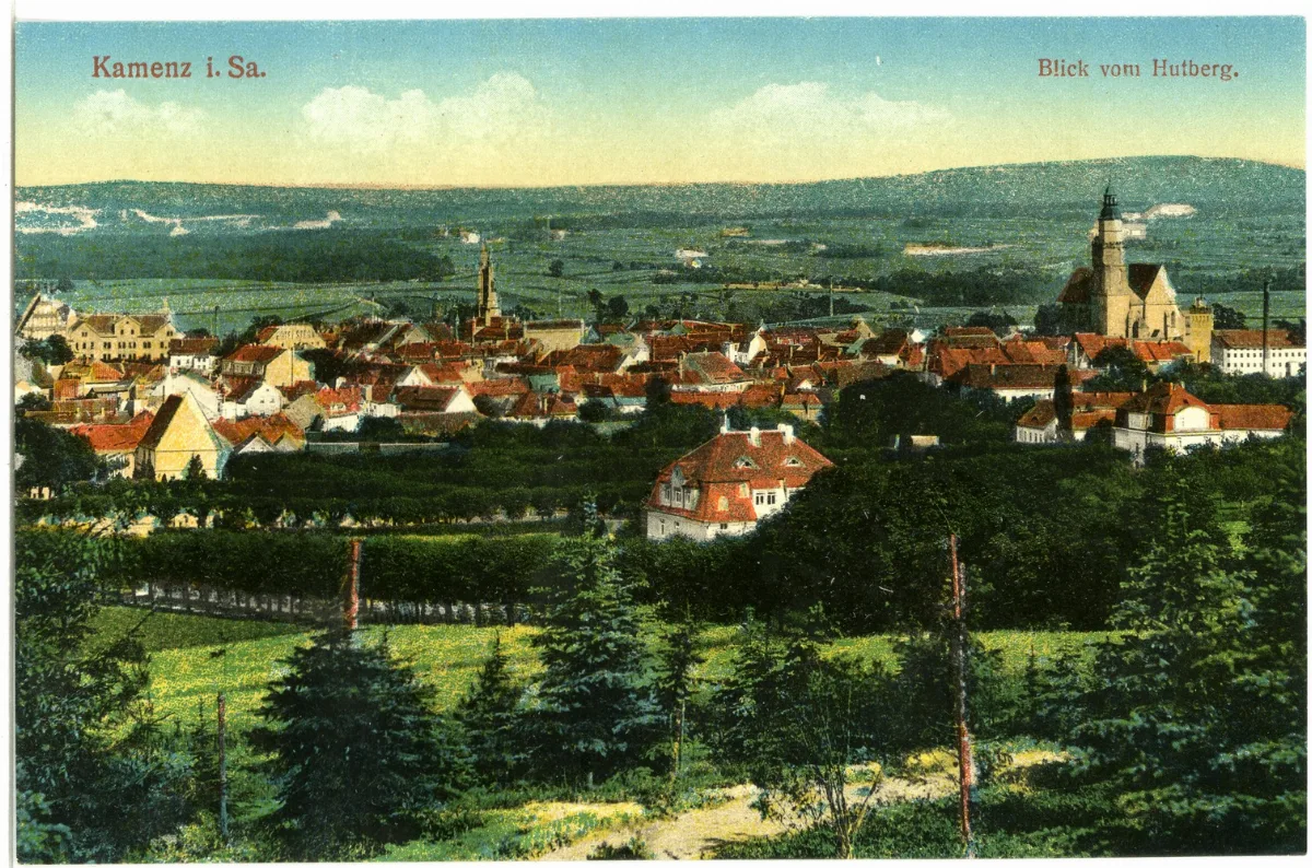 18384 Kamenz 1914 Blick Auf Kamenz Vom Hutberg Brück & Sohn Kunstverlag