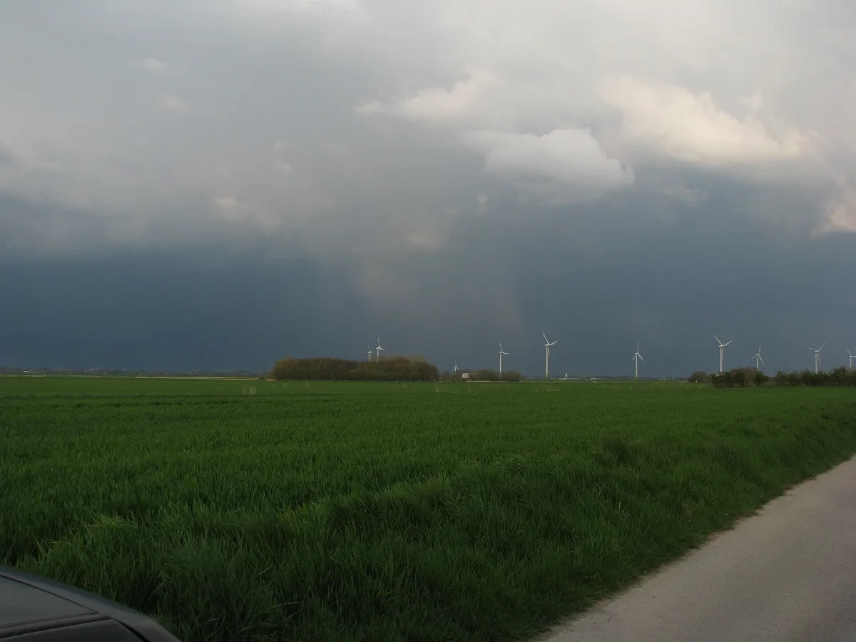 2008 05 01 Gewitterwolken Über Reußenköge Und Struckum