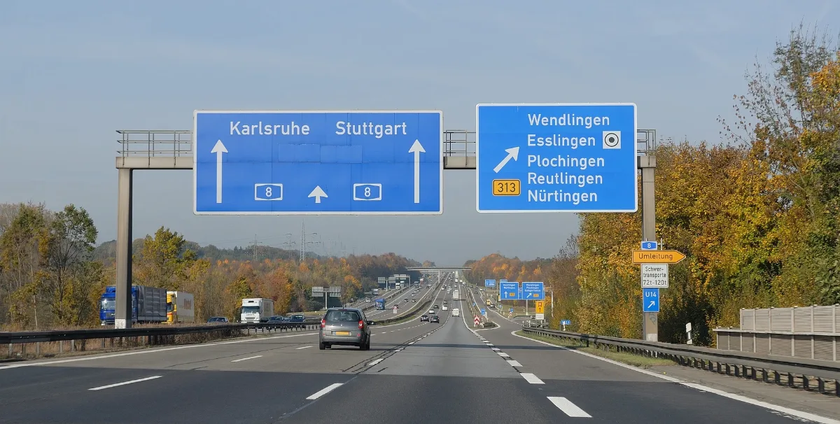A 8 Ausfahrt Wendlingen (2009)