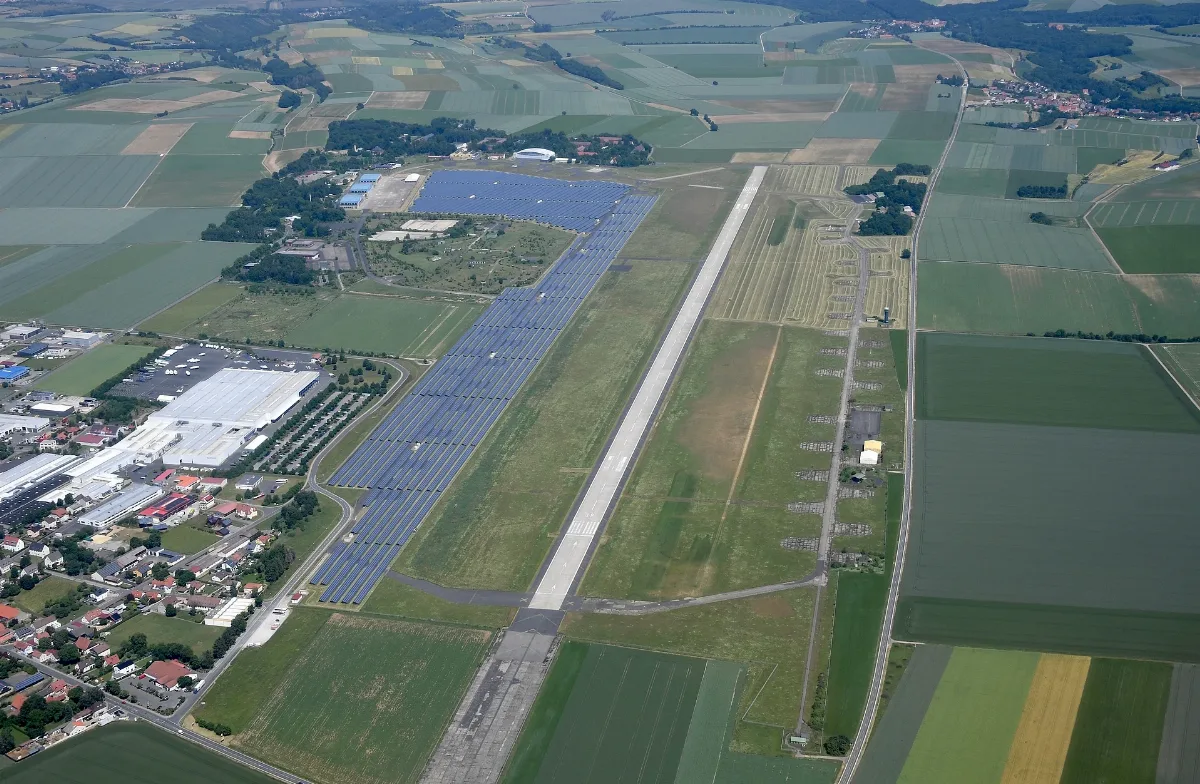 Aerial Image Of The Giebelstadt Airport