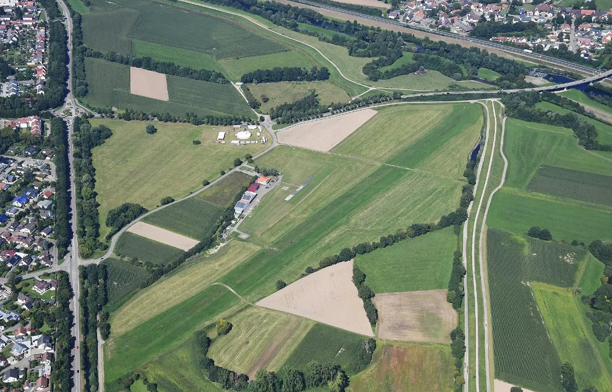 Aerial Image Of The Kehl Sundheim Airfield