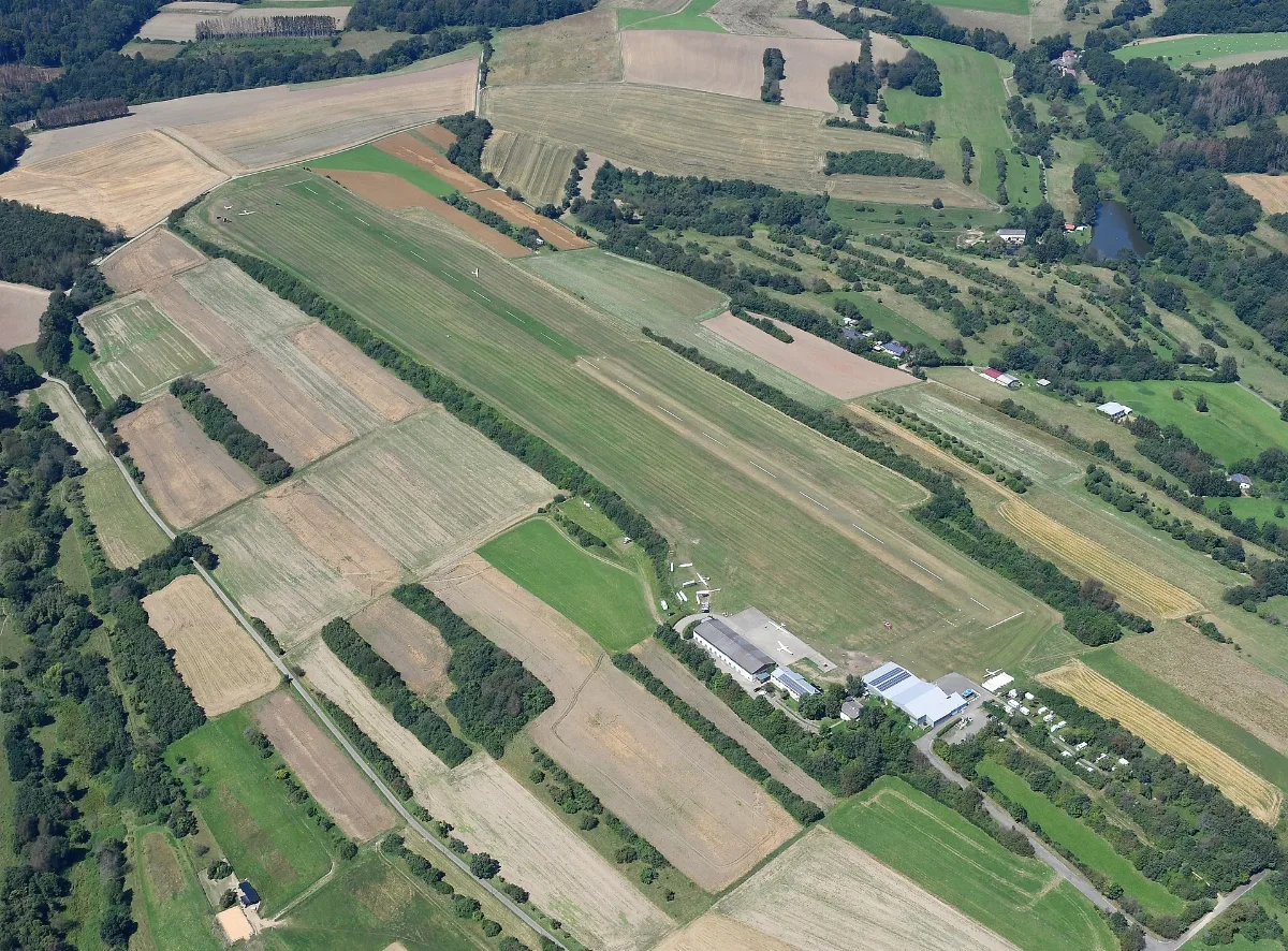 Aerial Image Of The Marpingen Airfield
