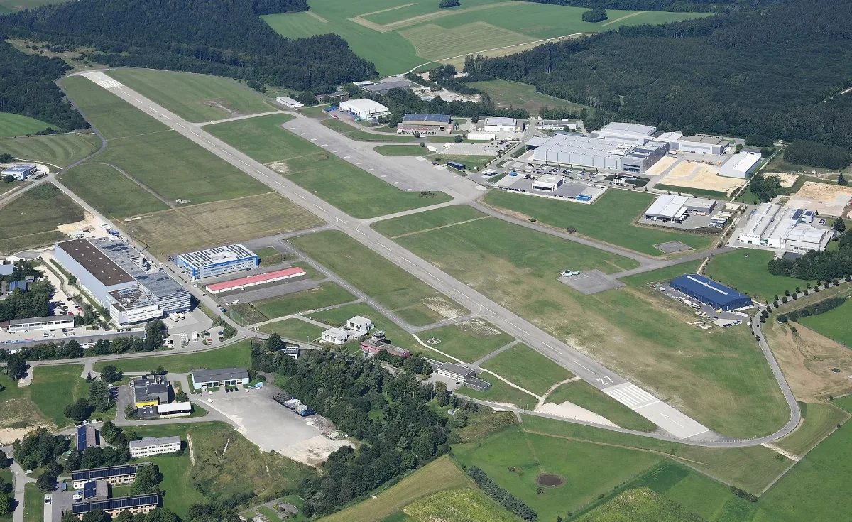Aerial Image Of The Neuhausen Ob Eck Airfield