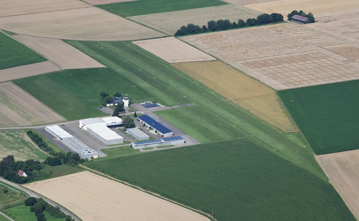 Aerial Image Of The Schwäbisch Hall Weckrieden Airfield