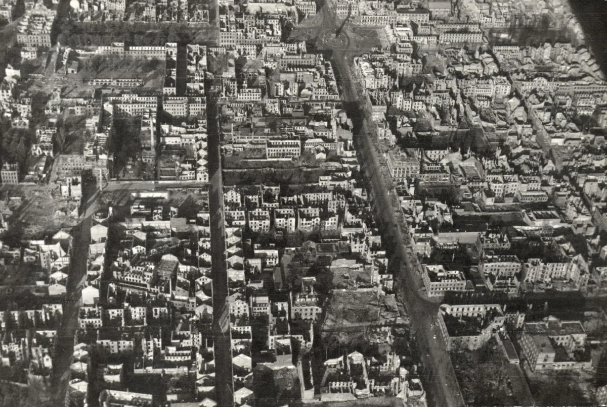 Aerial Photograph Of Darmstadt West View