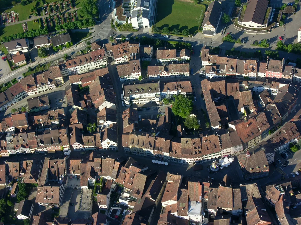 Aerial View Of Stein Am Rhein 15.07.2008 16 39 44