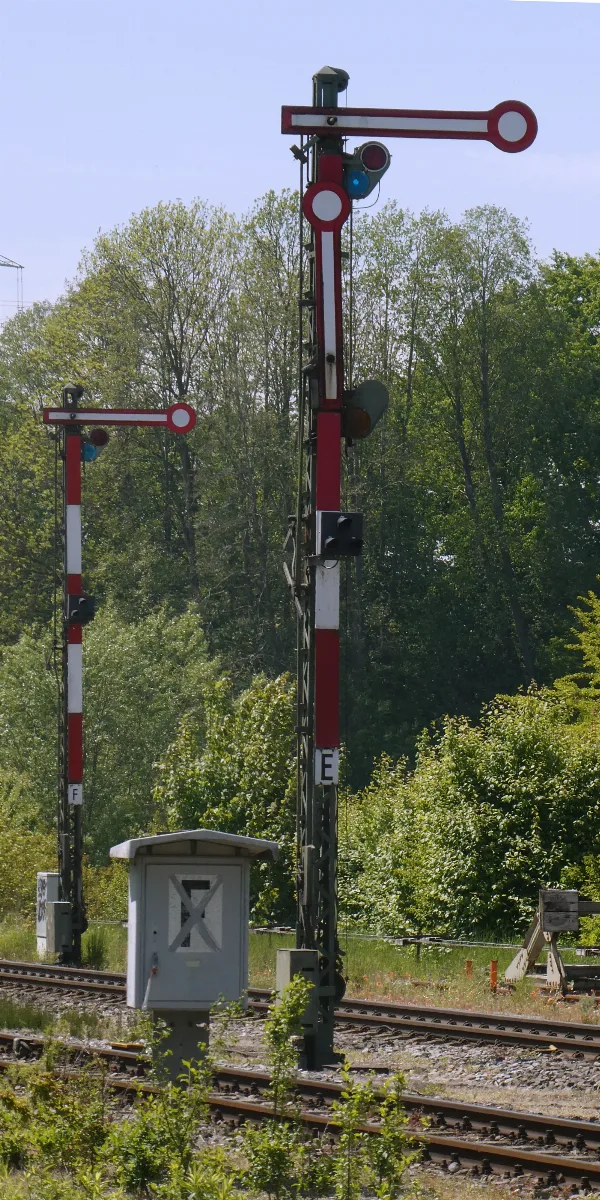 Aichach, Bahnhof, Formsignale, 1