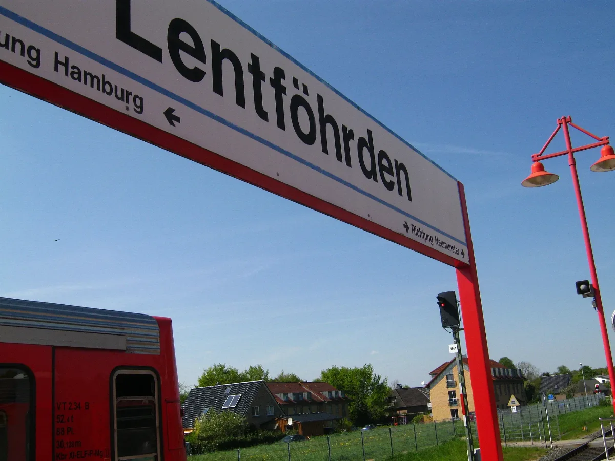 Akn Bahn Station Lentföhrden