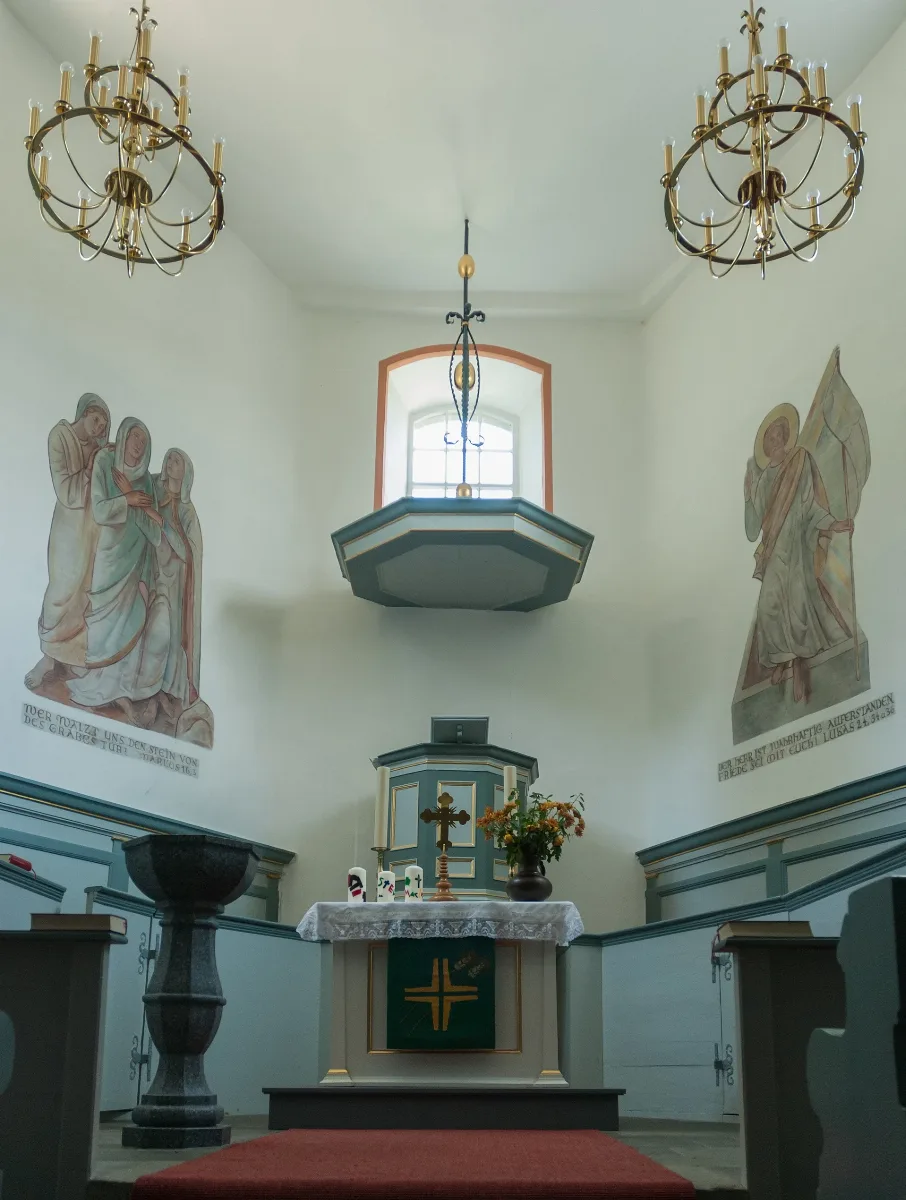 Altarraum Der Kirche Von Geilnau