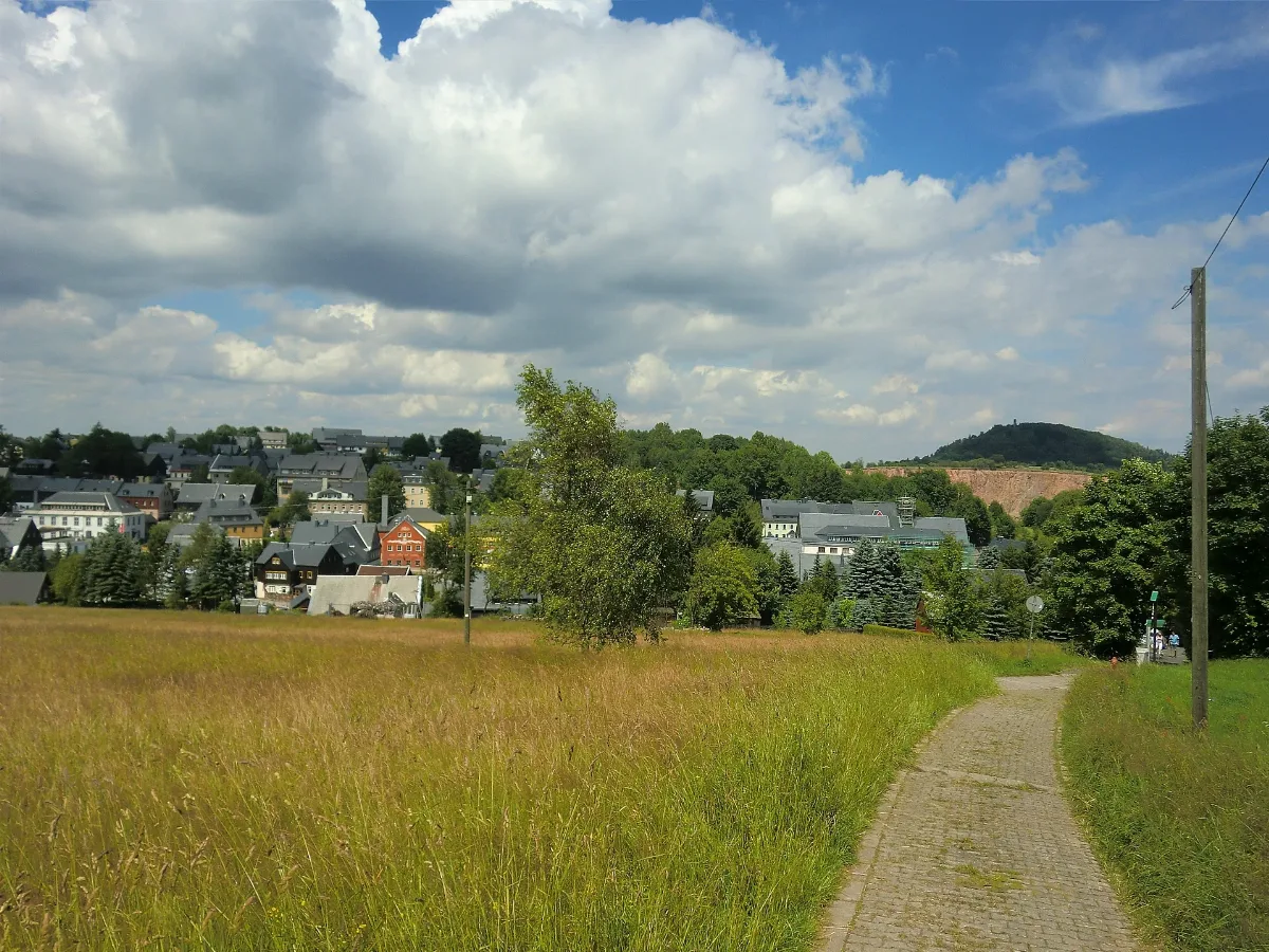 Altenberg Blick Zur Pinge Und Geisingberg
