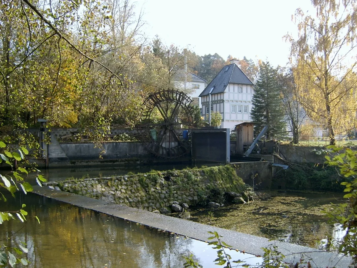 Altes Wasserrad Nahe Der Schwarzachmündung Panoramio