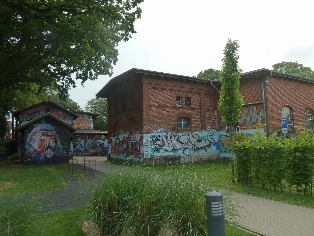 Aurich, Jugendzentrum Schlachthof Rückseite