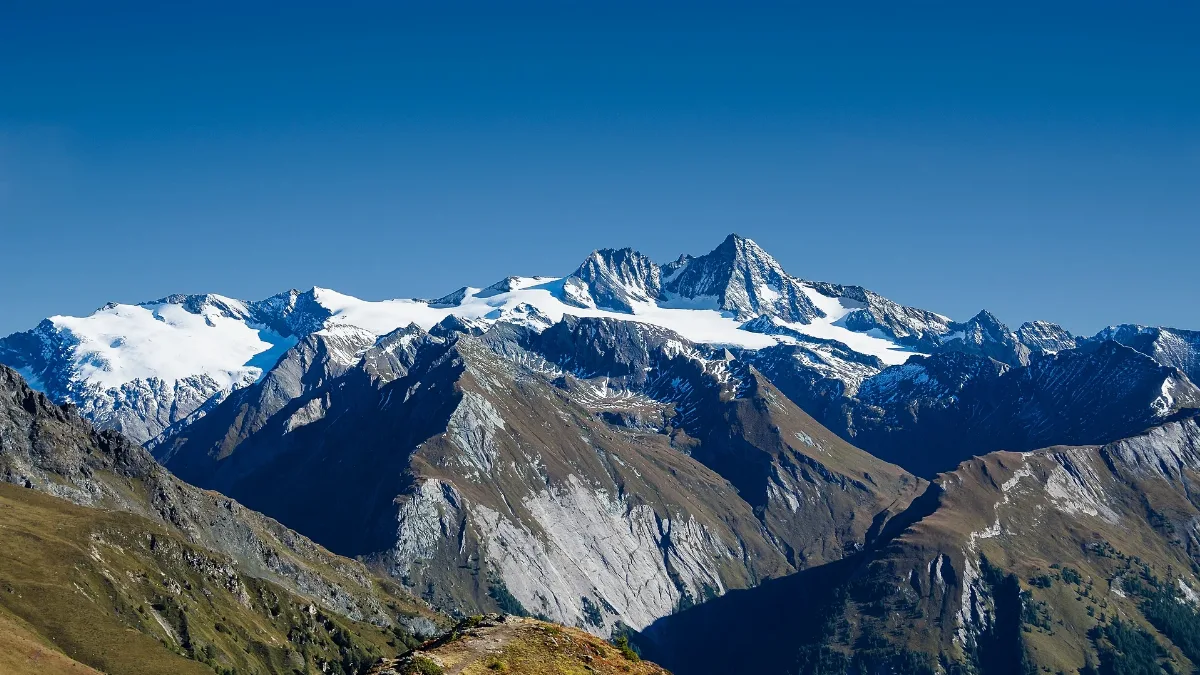 Ausblick Vom Cimaross Auf Den Großglockner