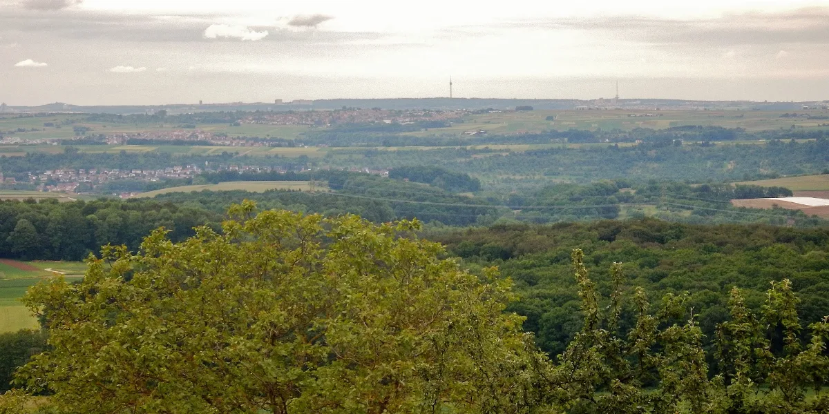 Ausblick Vom Grafenberg Bis Zum Fernsehturm In Stuttgart Panoramio