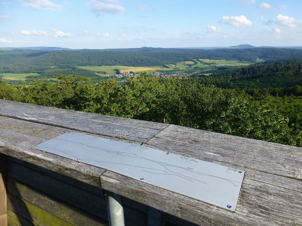 Aussichtsturm Mottener Haube 04 Aussicht