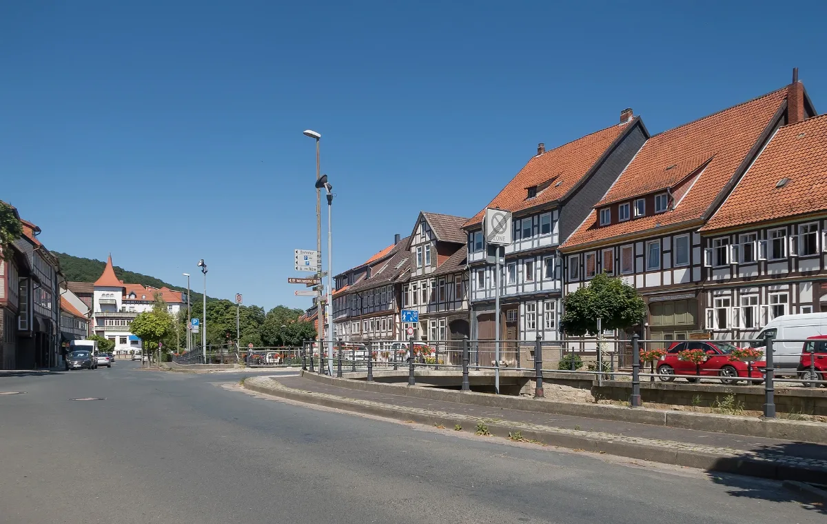 Bad Salzdetfurth, Straatzicht Salzplännerstrasse Marktstrasse Img 4687 2018 07 02 14.58