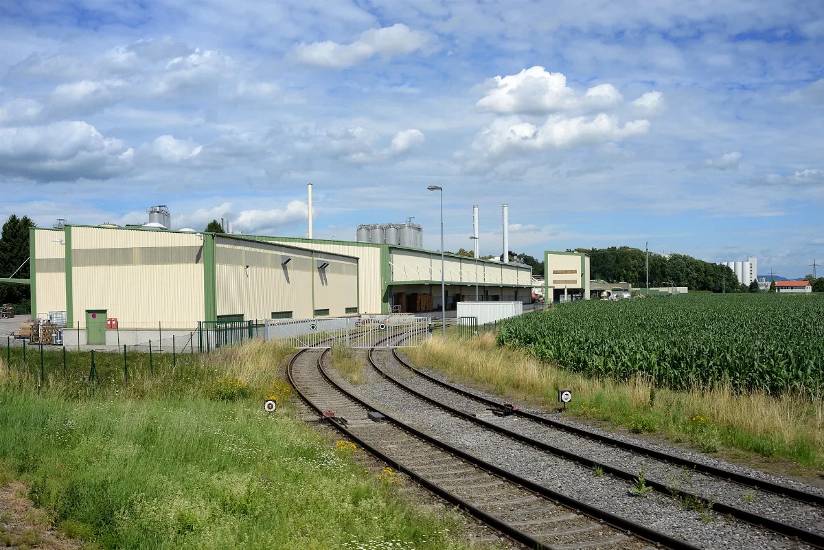 Bahnhof Aschach An Der Donau Ab Agrana Gleis 3S 4S