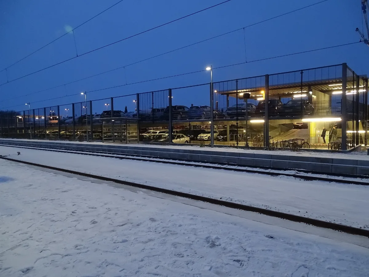 Bahnhof Bondorf At Night 07