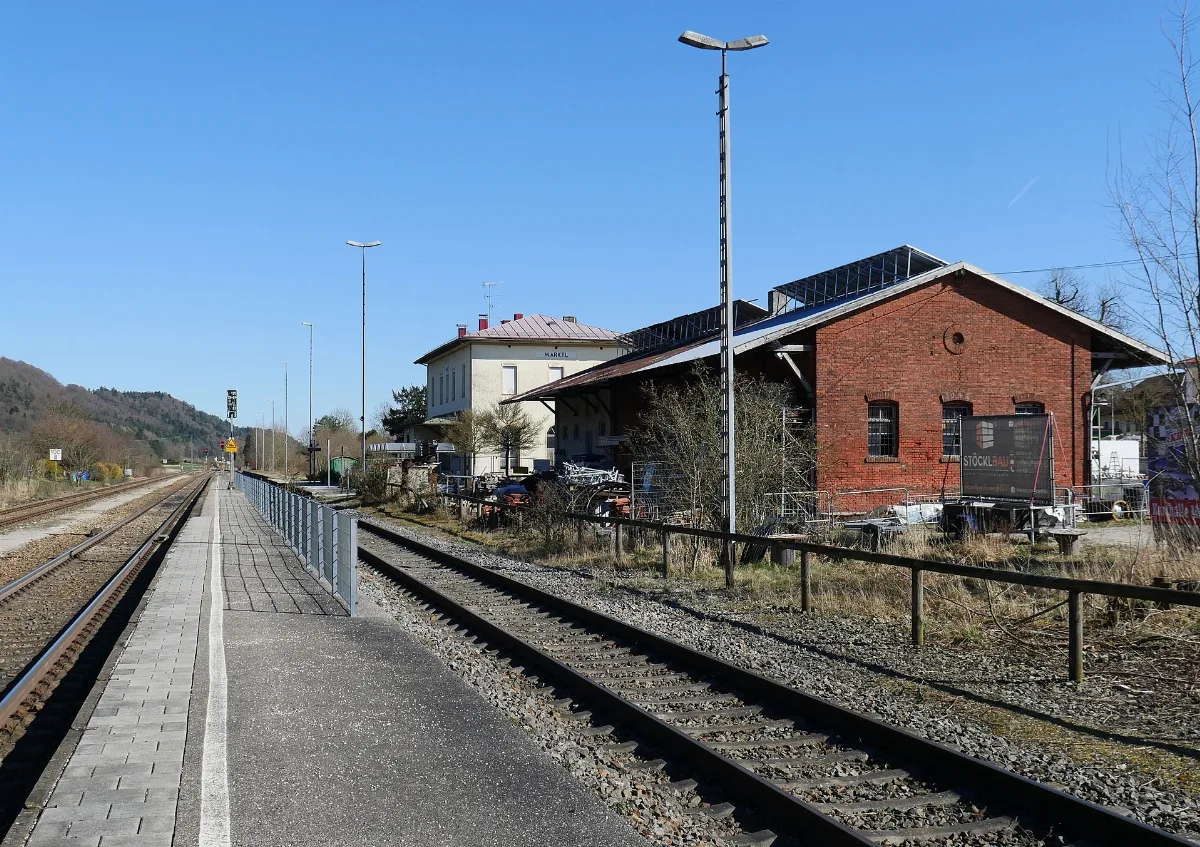 Bahnhof Marktl Güterschuppen 2020
