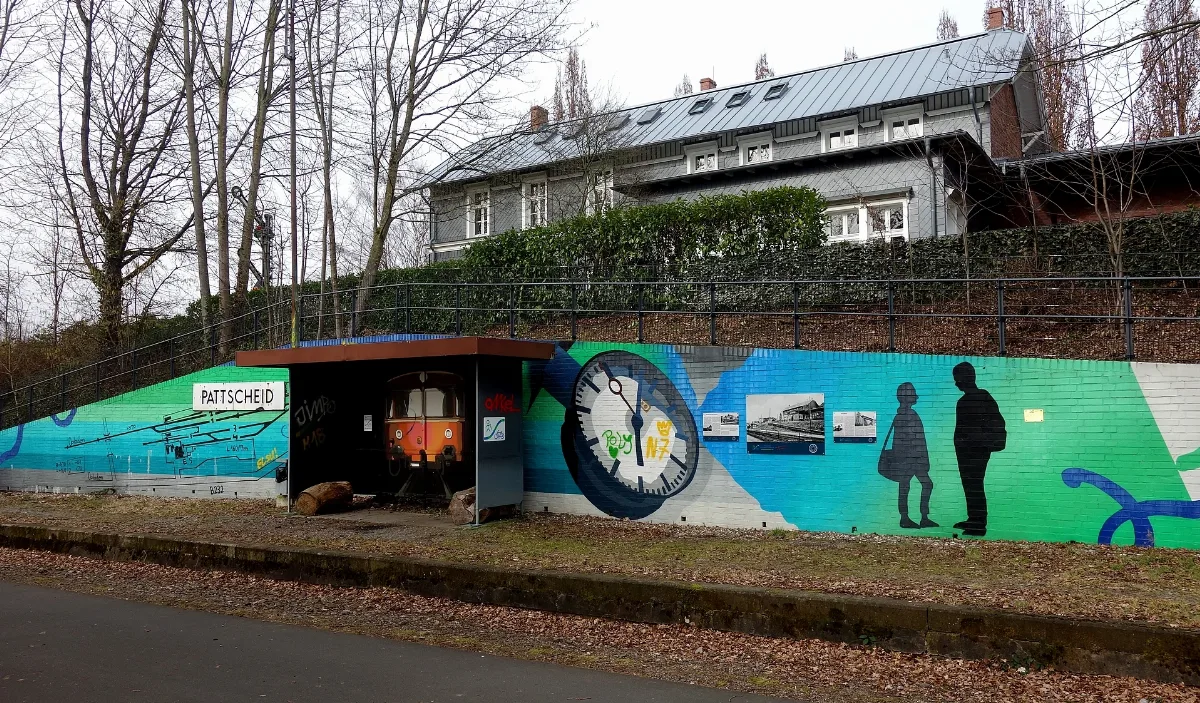 Bahnhof Pattscheid Bahntrassenseite