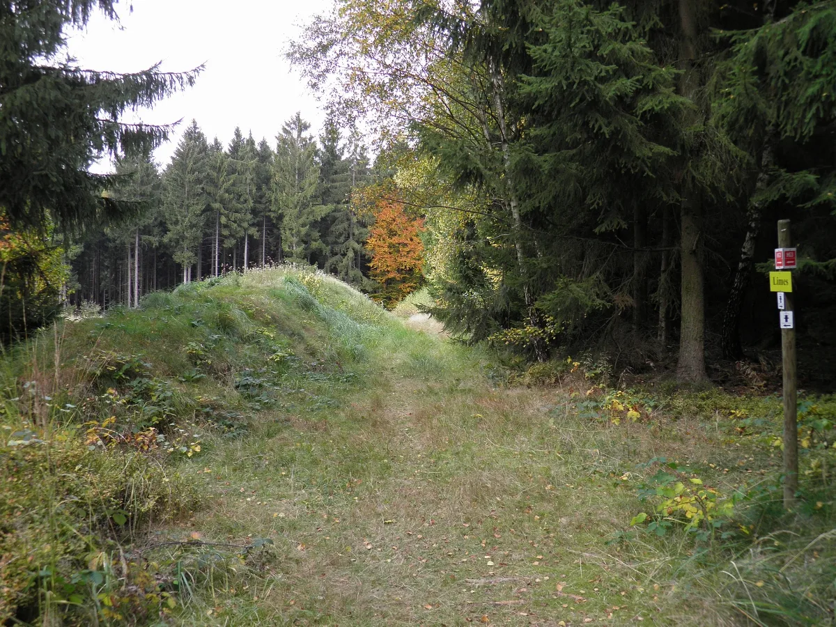 Bank And Ditch Of The Limes At Wp 1 71 And Kleinkastell (Fortlet) Hillscheid (8118604025)