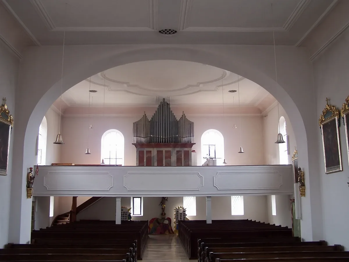 Barbing St. Martin Westempore Mit Orgel 1949