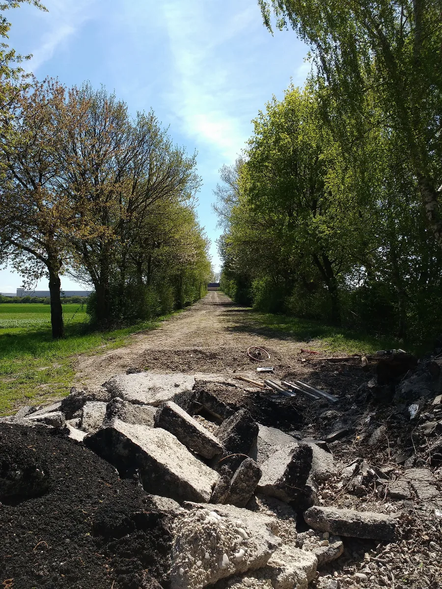 Bau Der Verbindungskurve Bei Neufahrn 2016 06