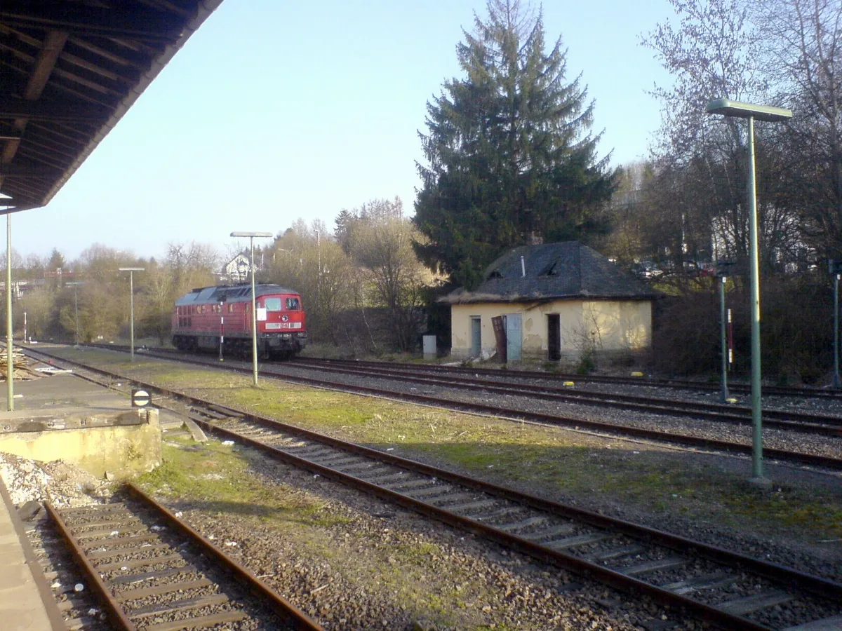 Baumholder Bahnhof Militärzug Nach Baumholder 20060407 03