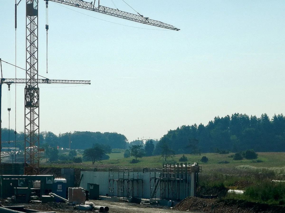 Baustelle Der Autobahn Bab A8 Und Der Eisenbahn Neubaustrecke (Nbs) Suttgart–Ulm Im Juli 2014 Panoramio (2)
