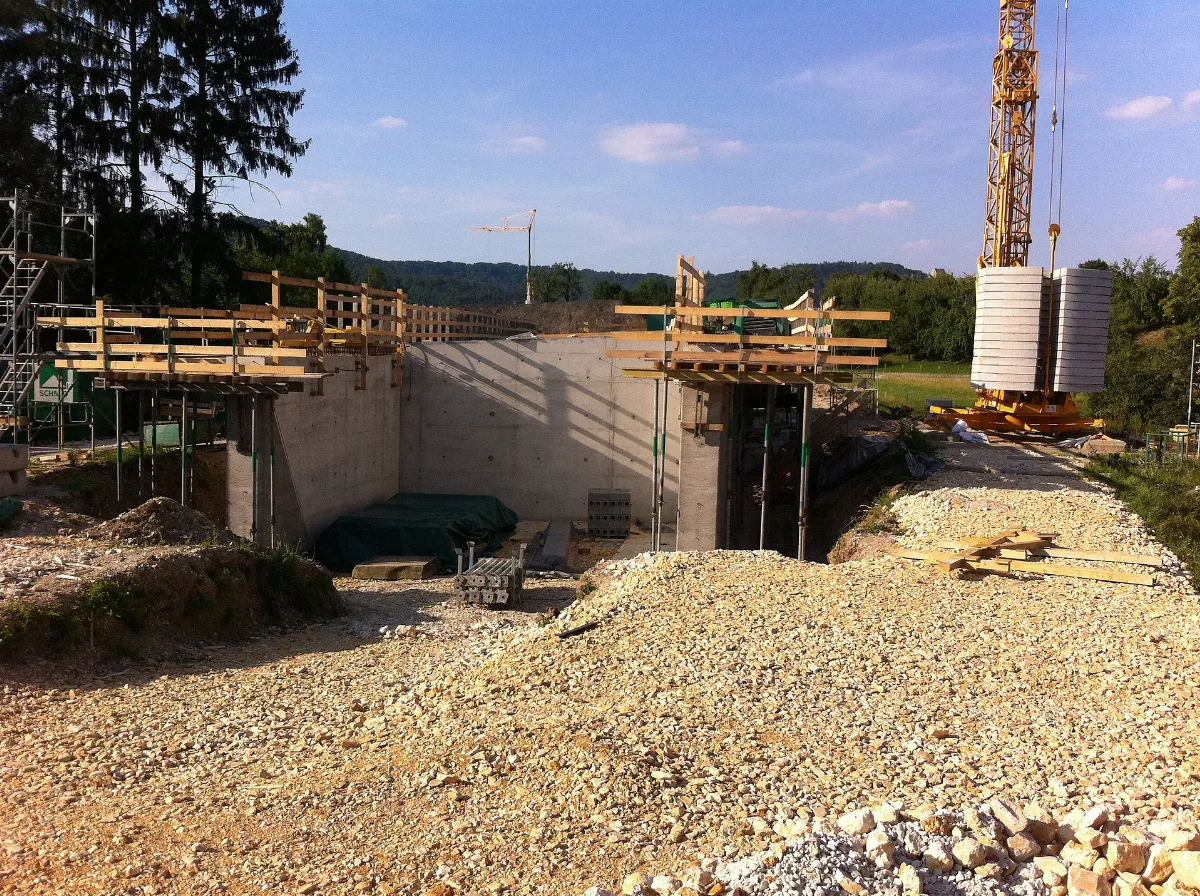 Baustelle Filstalbrücke Panoramio