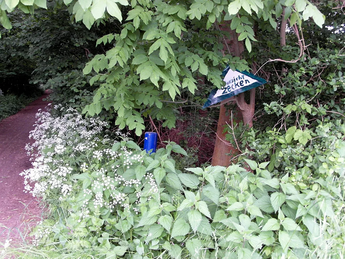 Benther Berg Vorland Warnschild
