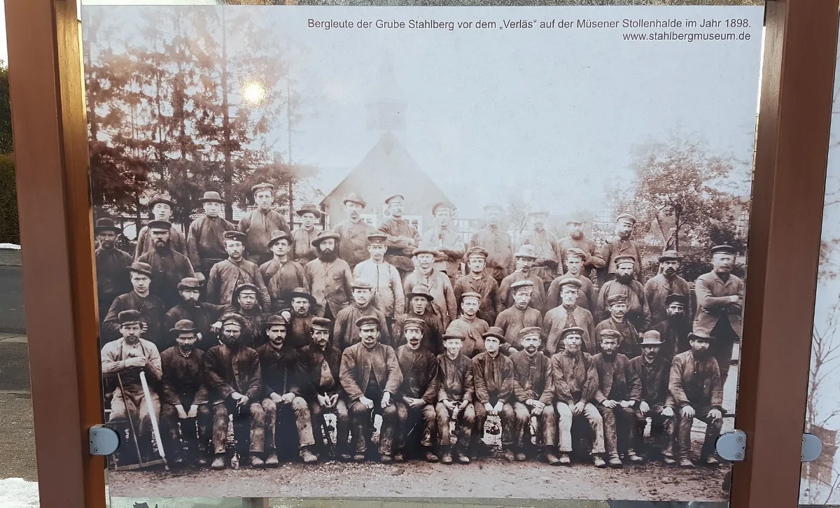 Bergleute Müsen 1898