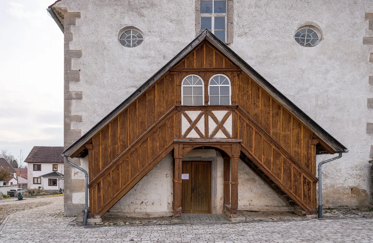 Berkach, Evangelische Kirche Grabfeld 20250323 0007
