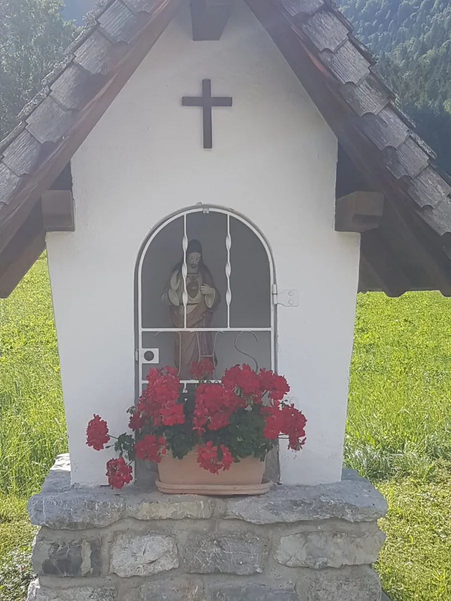 Bildstock Mit Jesus In Hornberg Bei Reutte In Tirol