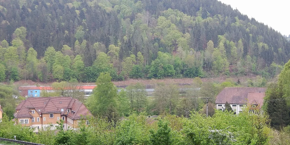 Blick In Das Nagoldtal Beim Bahnhof Von Bad Teinach Panoramio
