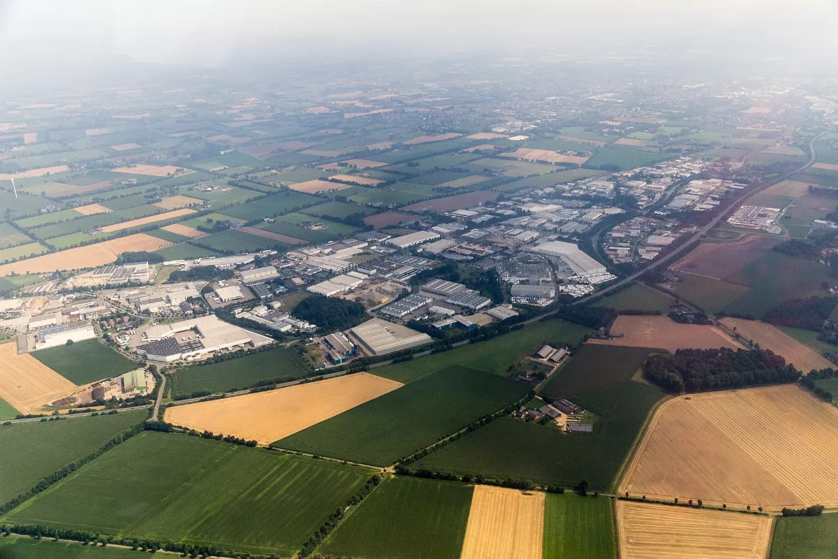 Bocholt, Mussum, Gewerbegebiet 2014 0036