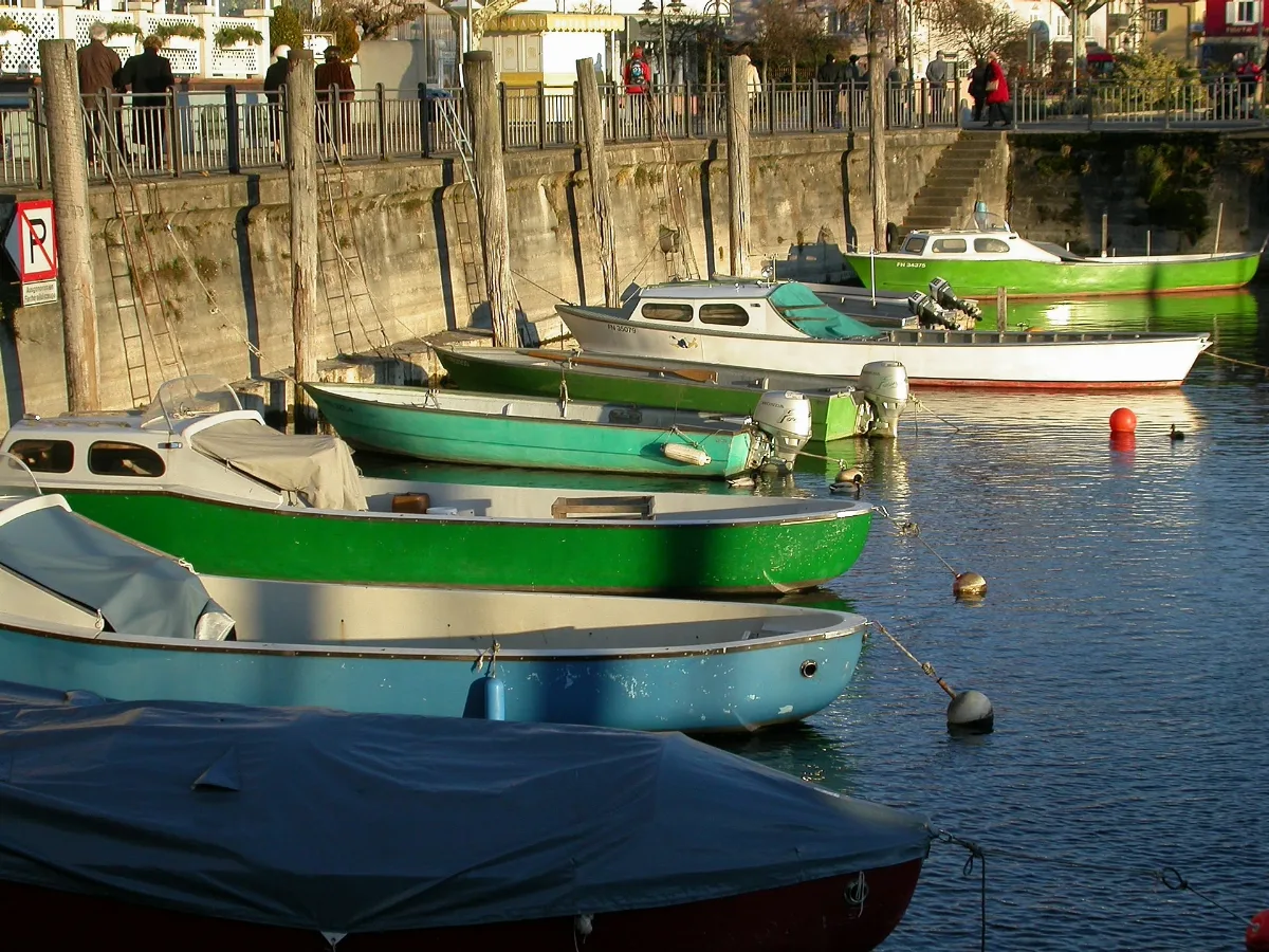 Boote In Langenargen