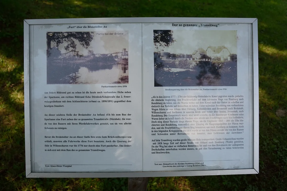 Brokstedt, Infotafel An Der Brokstedter Au Neben Dem Umwelthaus Nik 7792