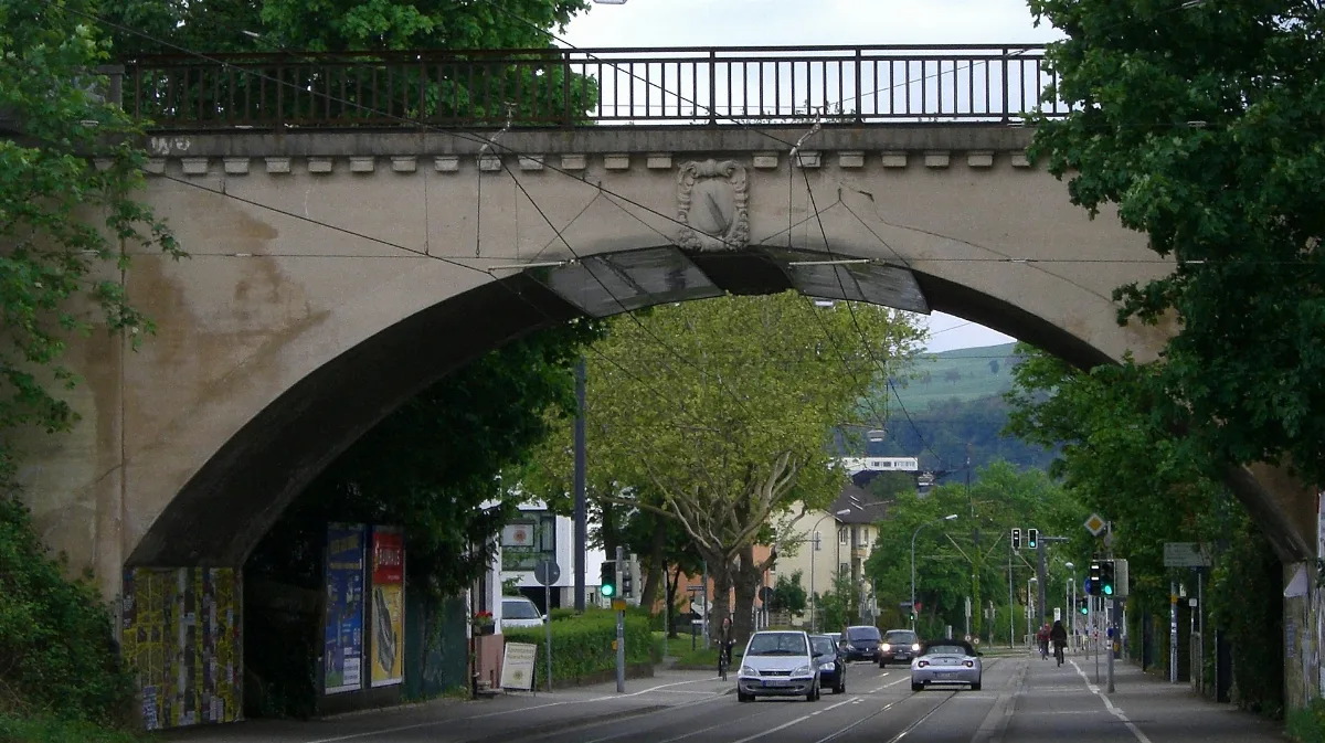 Brücke Merzhauserstraße Freiburg Richtung Merzhausen