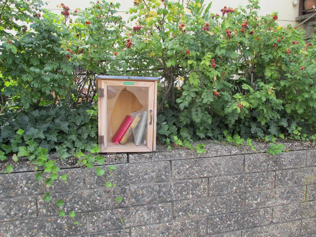 Bücherschränkchen, 1, Leihgesterner Straße 1A, Großen Linden, Linden, Landkreis Gießen