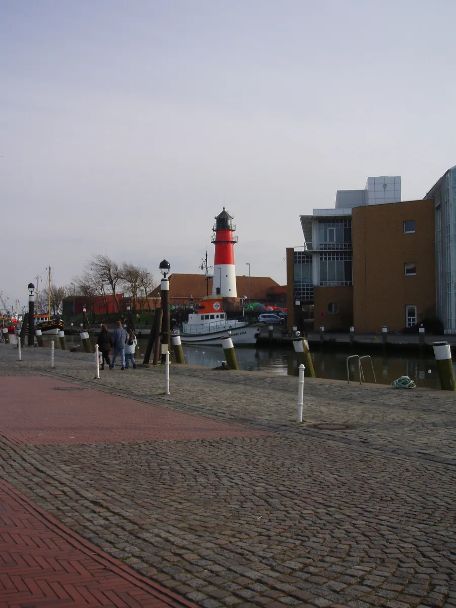Büsum Museumshafen Leuchtturmblick