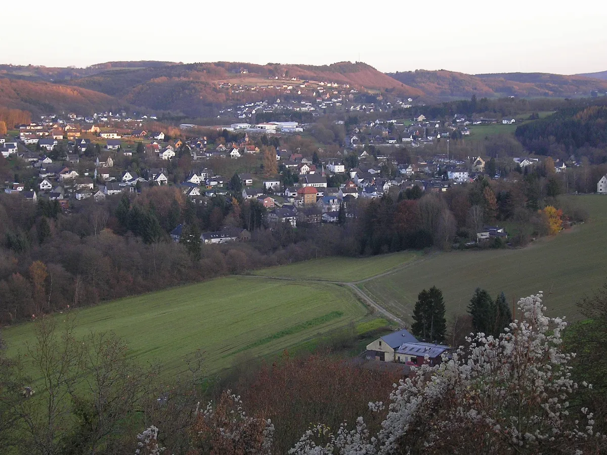Burg Windeck, Blick Auf Schladern Und Rosbach