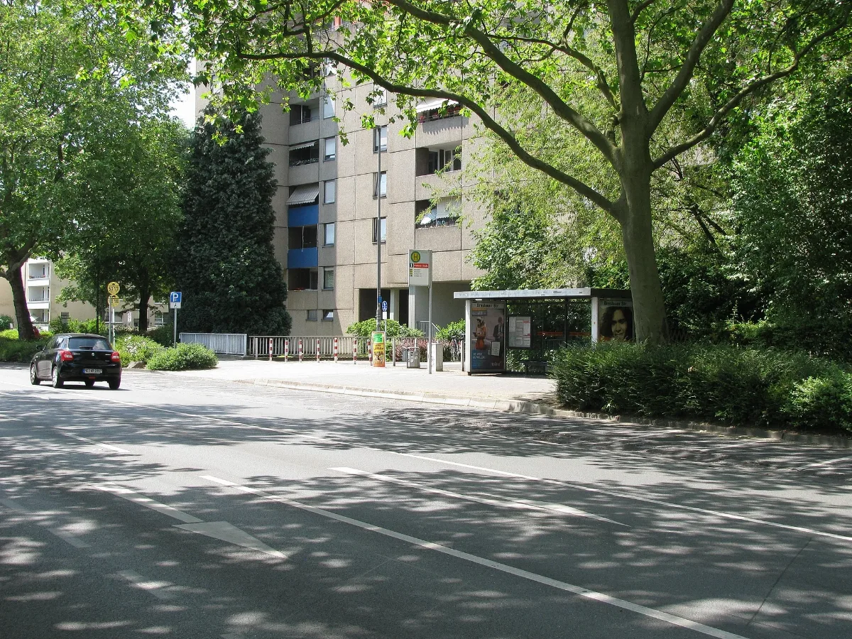 Bushaltestelle Breslauer Straße, 1, West, Ratingen, Landkreis Mettmann