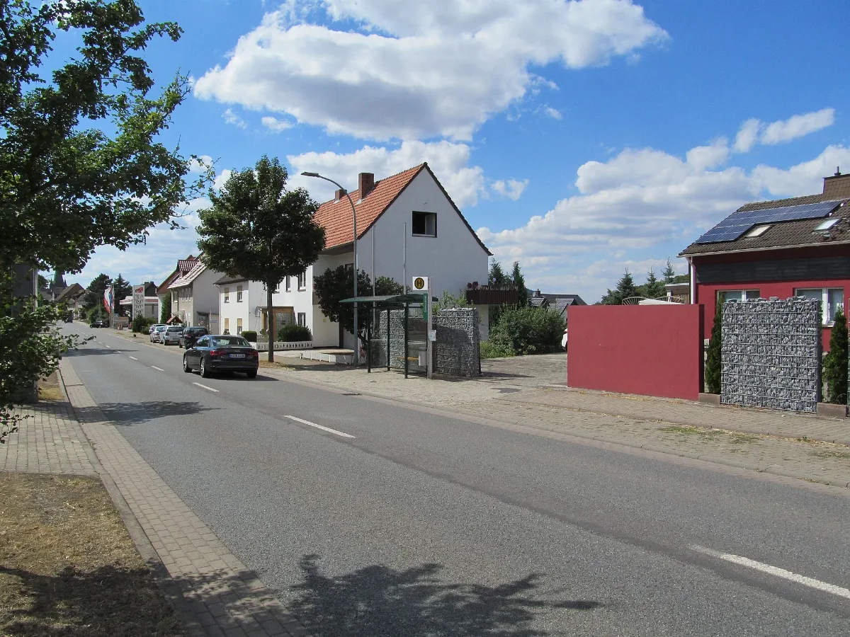 Bushaltestelle Brunnenweg, 2, Dörnberg, Habichtswald, Landkreis Kassel