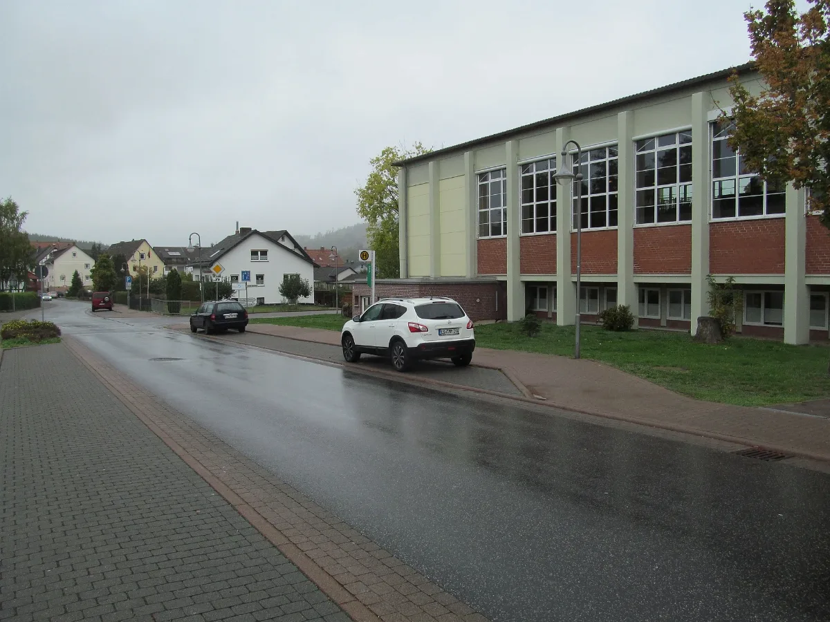 Bushaltestelle Schule, 2, Fürstenhagen, Hess. Lichtenau, Werra Meißner Kreis