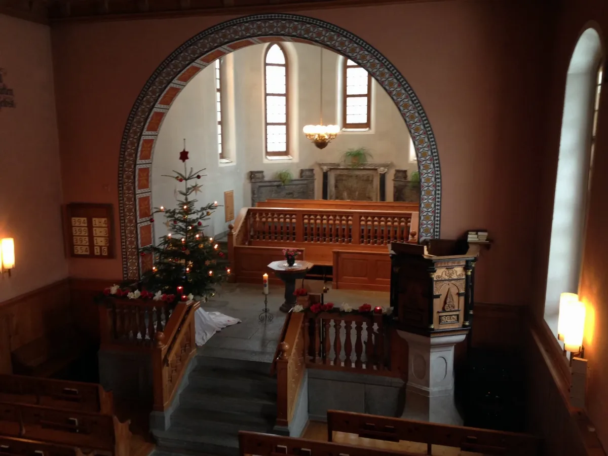 Chorraum Reformierte Kirche Igis