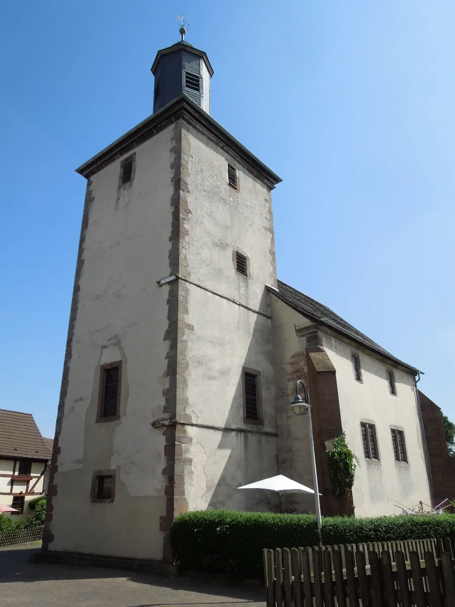 Church In Dillich, Seen From The West