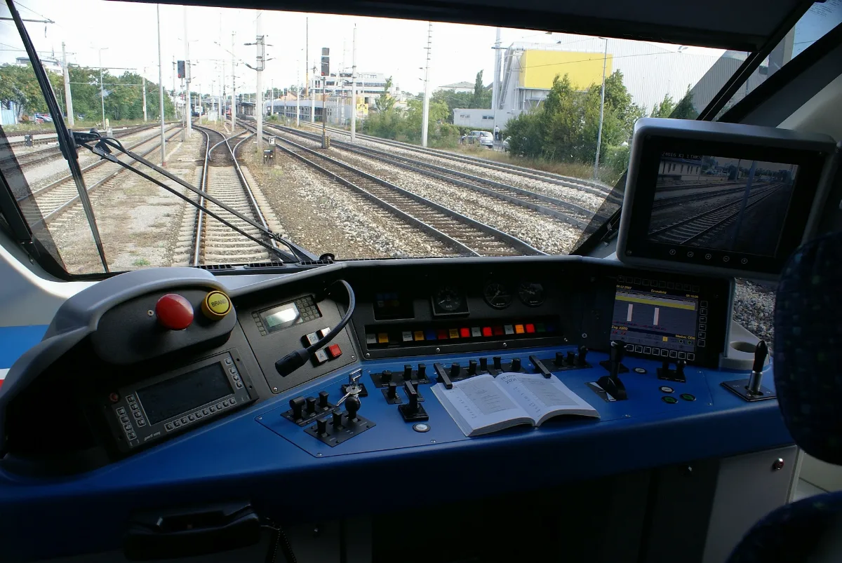 Cockpit Of An Öbb 4024 At Mödling, Austria