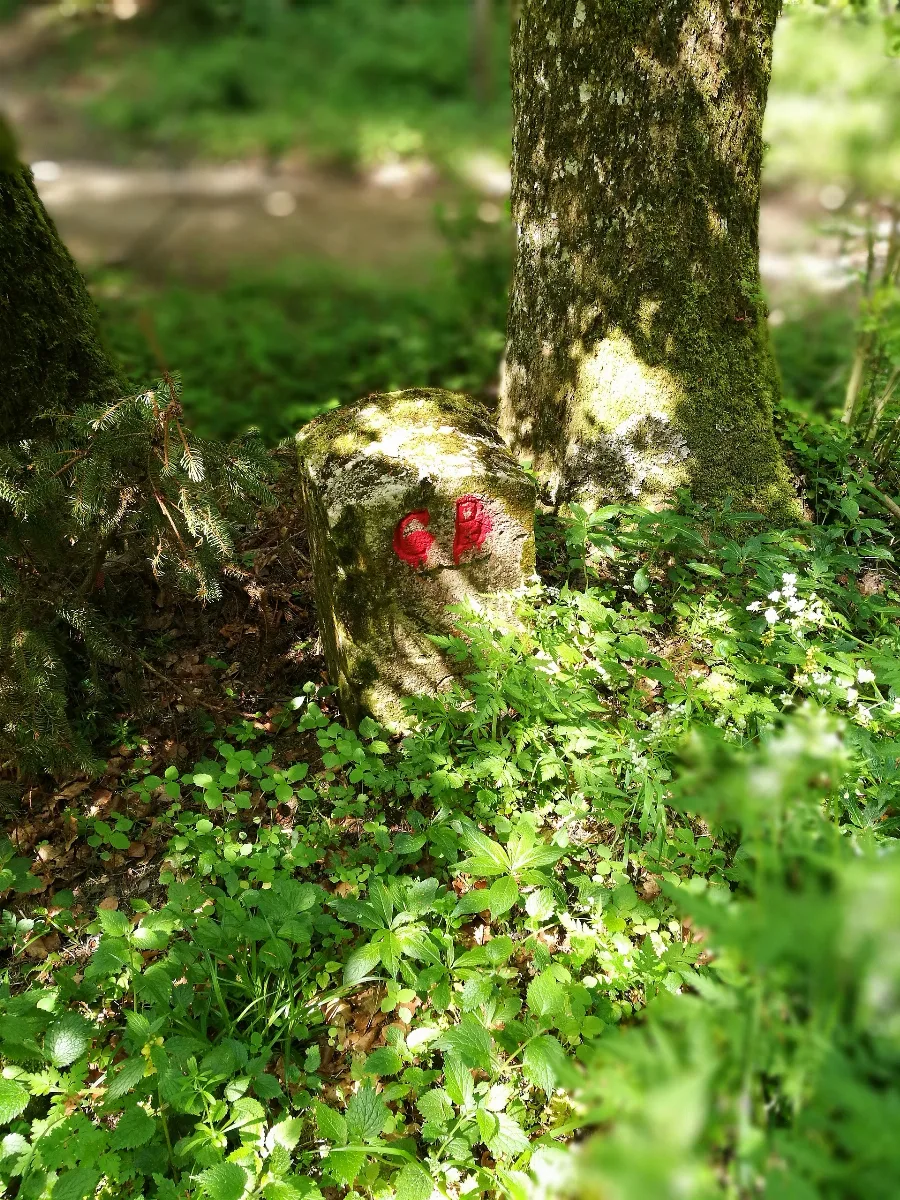 D Bw Tut Neuhausen Ob Eck Grenzstein A001